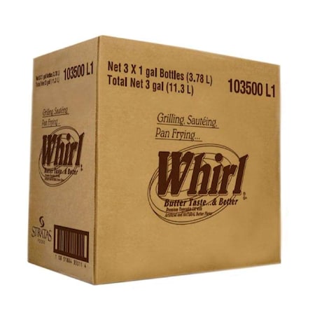 Whirl Whirl Butter Flavored Oil 1 gal., PK3 103500 L1